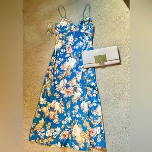 COPY - Hello Molly Blue Floral Midi dress